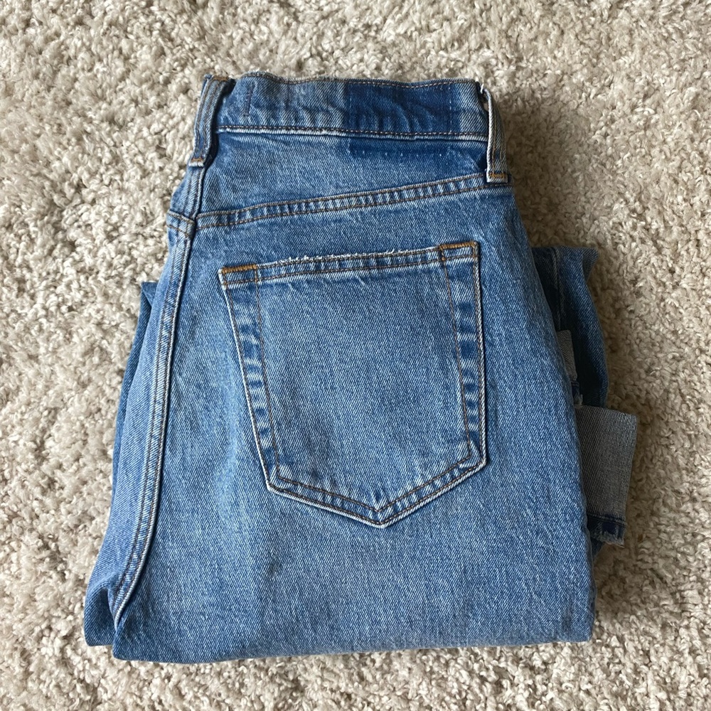Abercrombie High Rise Curve Love Dad Jeans
